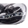 Daylight headlight LED DRL look VW Polo type 9N3 05 09 chrome