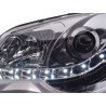 Daylight headlight LED DRL look VW Polo type 9N3 05 09 chrome