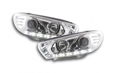 Daylight headlight LED daytime running lights VW Scirocco 3 type 13 chrome