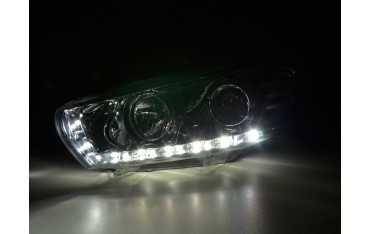 Daylight headlight LED daytime running lights VW Scirocco 3 type 13 chrome