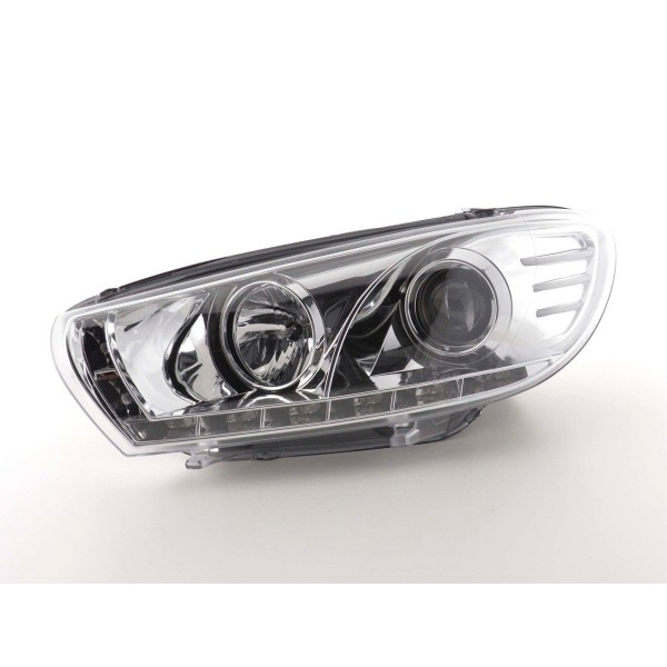 Daylight headlight LED daytime running lights VW Scirocco 3 type 13 chrome