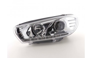 Daylight headlight LED daytime running lights VW Scirocco 3 type 13 chrome
