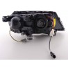 Angel eye headlight BMW 3 series sedan type E46 01 03 black