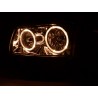 Angel eye headlight VW bus type T4 97 02 chrome