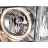 Angel eye headlight VW bus type T4 97 02 chrome
