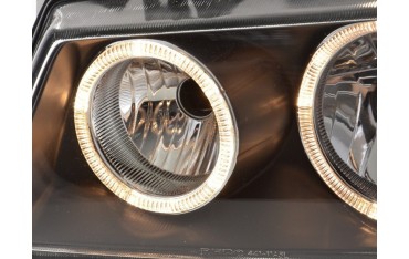 Angel eye headlight VW bus type T4 97 02 black