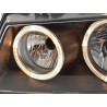 Angel eye headlight VW bus type T4 97 02 black