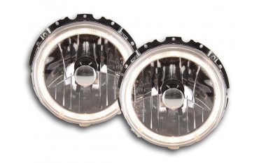 Angel eye headlight VW Golf 1 type 17 74 83 chrome