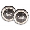 Angel eye headlight VW Golf 1 type 17 74 83 chrome