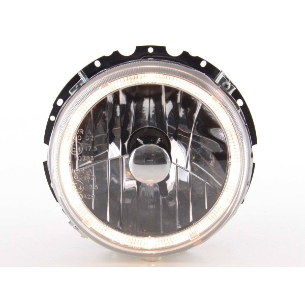 Angel eye headlight VW Golf 1 type 17 74 83 chrome