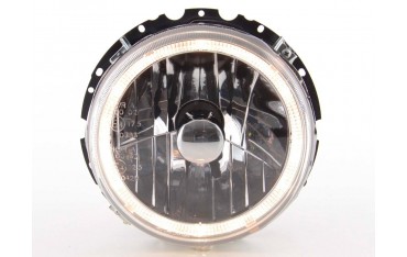 Angel eye headlight VW Golf 1 type 17 74 83 chrome
