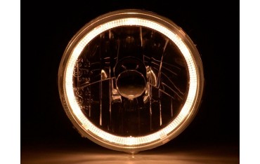 Angel eye headlight VW Golf 1 type 17 74 83 chrome