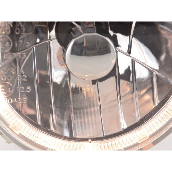 Angel eye headlight VW Golf 1 type 17 74 83 chrome