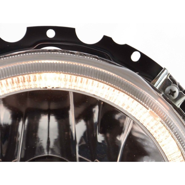 Angel eye headlight VW Golf 1 type 17 74 83 chrome