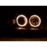 Angel eye headlight VW Golf 3 type 1HXO 1 EXO 91 97 black