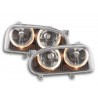 Angel eye headlight VW Golf 3 type 1HXO 1 EXO 91 97 black