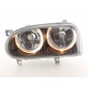Angel eye headlight VW Golf 3 type 1HXO 1 EXO 91 97 black