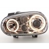 Angel eye headlight VW Golf 4 type 1J 98 03 chrome