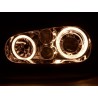 Angel eye headlight VW Golf 4 type 1J 98 03 chrome