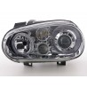 Angel eye headlight VW Golf 4 type 1J 98 03 chrome