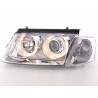 Angel eye headlight VW Passat type 3B 97 00 chrome