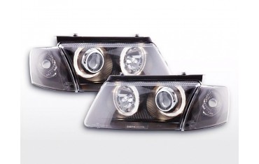Angel eye headlight VW Passat type 3B 97 00 black