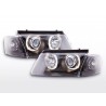 Angel eye headlight VW Passat type 3B 97 00 black