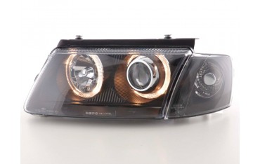 Angel eye headlight VW Passat type 3B 97 00 black