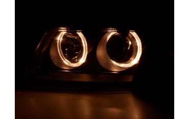 Angel eye headlight VW Passat type 3B 97 00 black