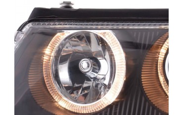 Angel eye headlight VW Passat type 3B 97 00 black