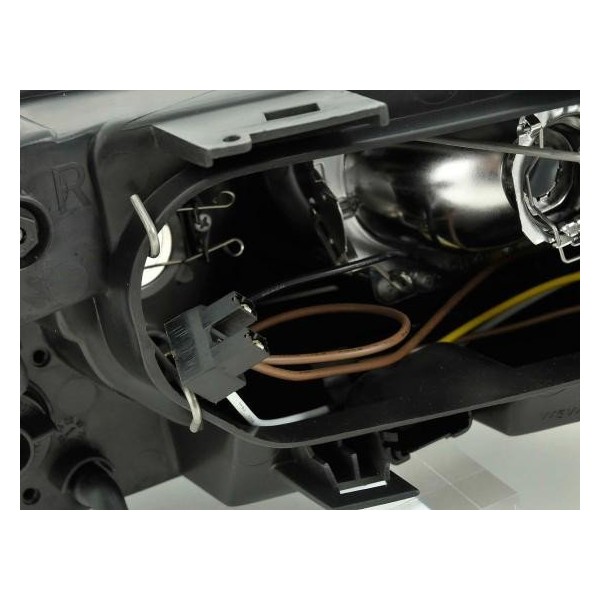 Headlights Audi A4 type B5 95 99 black