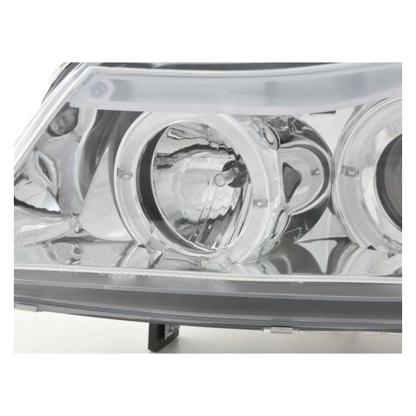 Headlight set BMW 3 series type E90 E91 05 08 chrome