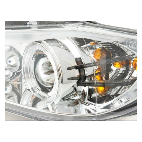 Headlight set BMW 3 series type E90 E91 05 08 chrome
