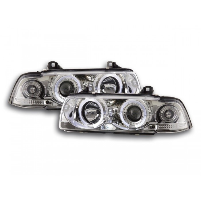 Headlight set BMW 3 series Coupe type E36 92 98 chrome