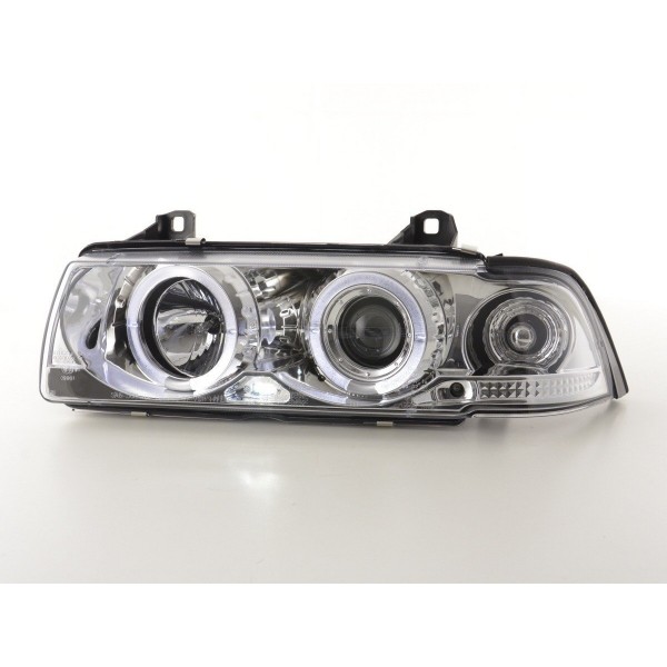 Headlight set BMW 3 series Coupe type E36 92 98 chrome