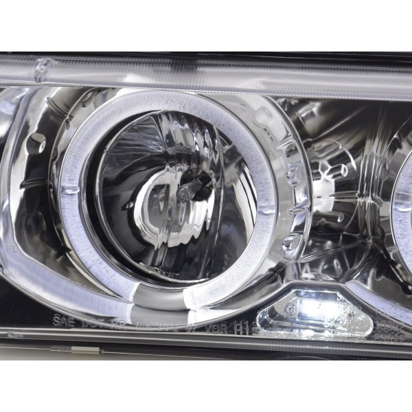 Headlight set BMW 3 series Coupe type E36 92 98 chrome
