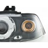 Headlight set BMW 3 Series Coupe type E36 92 98 black
