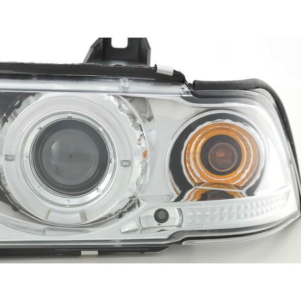 Headlight set BMW 3 series Limo type E36 92 98 chrome