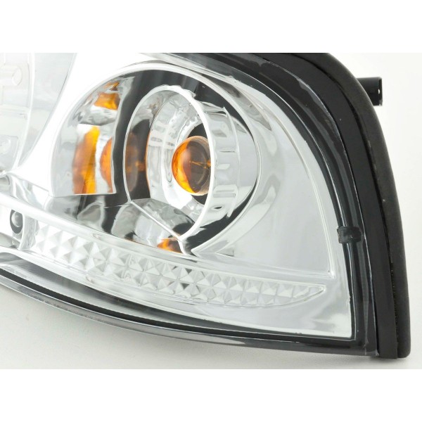 Headlight set BMW 3 series Limo type E36 92 98 chrome