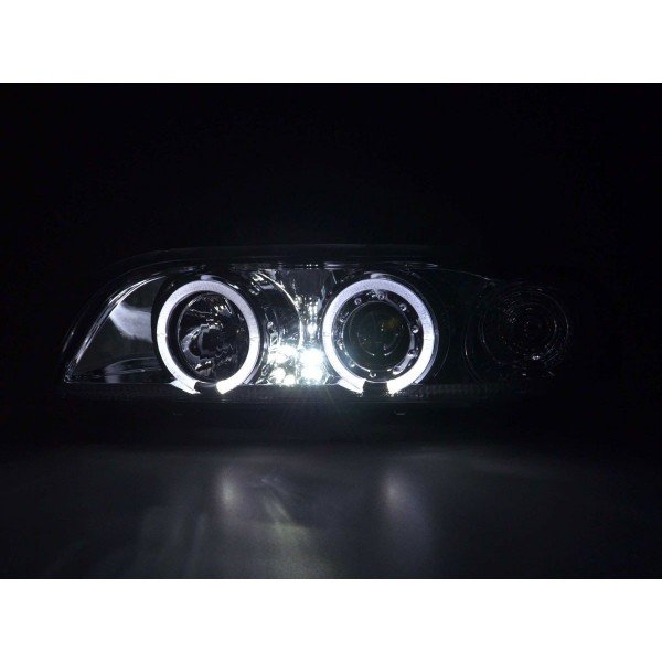 Headlight set BMW 5 series type E39 95 00 chrome