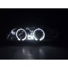 Headlight set BMW 5 series type E39 95 00 chrome