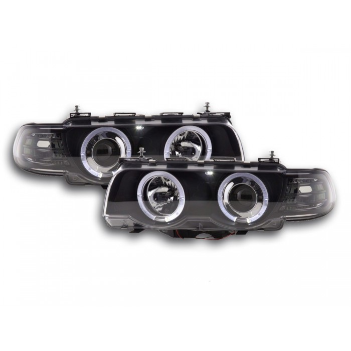 Headlight BMW 7 series type E38 99 02 black