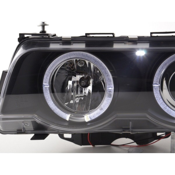 Headlight BMW 7 series type E38 99 02 black