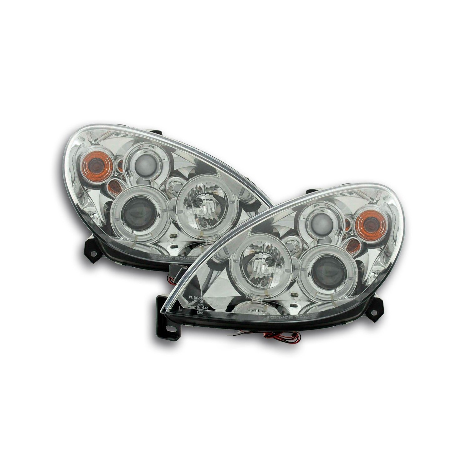 Headlight set Citroen Xsara type N7 00 05 chrome