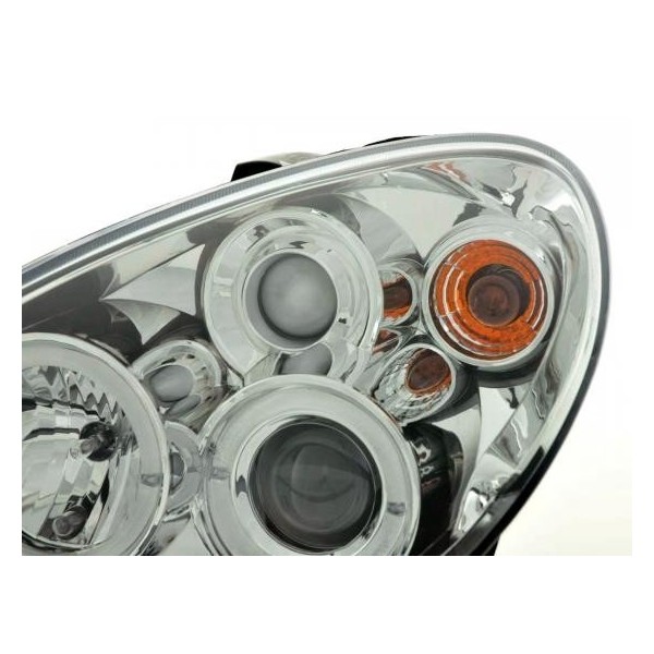 Headlight set Citroen Xsara type N7 00 05 chrome