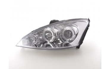 Headlight set Ford Focus 00 04 chrome