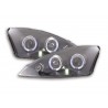 Headlight set Ford Focus 98 01 black