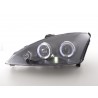 Headlight set Ford Focus 98 01 black