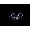 Headlight set Ford Focus 98 01 black