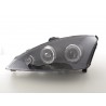 Headlight set Ford Focus 98 01 black